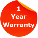 1 Year warranty